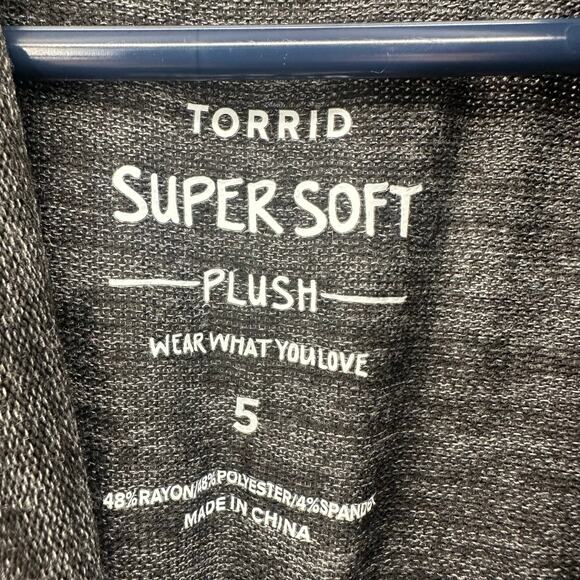 Torrid Super Soft Plush Size 5 5XL Cowl Neck Long Sleeve Sweater Dress w Pocket - Picture 5 of 5